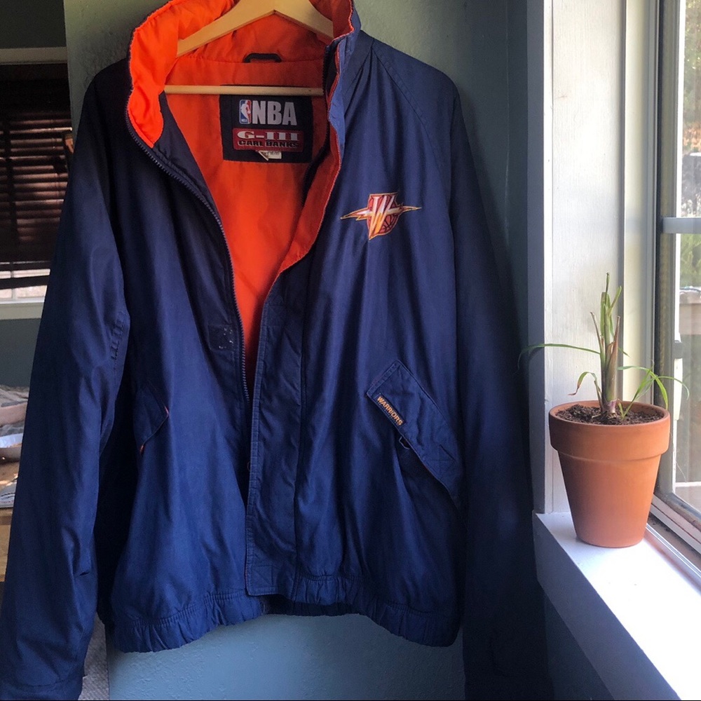 NBA vintage Golden State Warriors varsity jacket